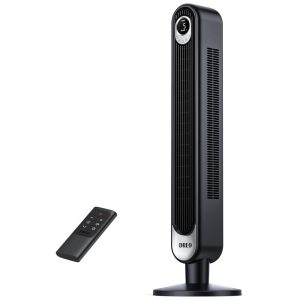 Ventilador em Torre com Controle Remoto e Display de LED 6 Velocidades 110V 45W DREO DR HTF001 Preto