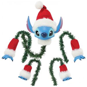 Conjunto de 5 Enfeites para Árvore Disney Stitch Department 56 Resina e PVC 23x14x30 cm