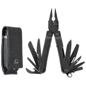 Alicate Multifuncional 17 em 1 Aço Inoxidável com Estojo de Nylon LEATHERMAN Preto