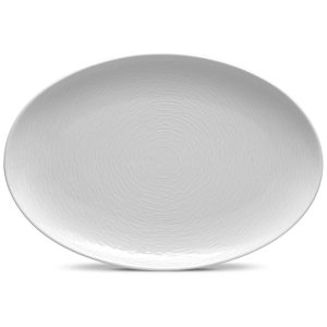 Prato Oval 40 cm em Porcelana 01 Unidade Noritake WoW Branco