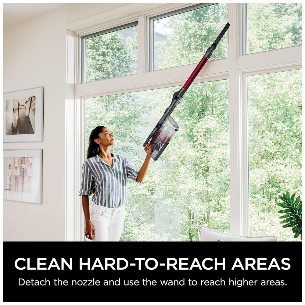 Aspirador de Pó Flexível Sem Fio Recarregável Capacidade 400 ml SHARK IZ163H Rosa escuro - Imagem 3