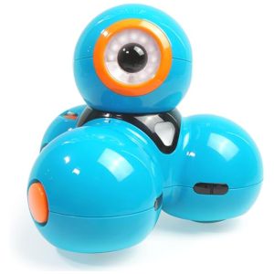Wonder Workshop Dash Robô Programável com Kit de Acessórios Controle por App Sensor de Voz e STEM para Crianças 6 a 11 Anos azul