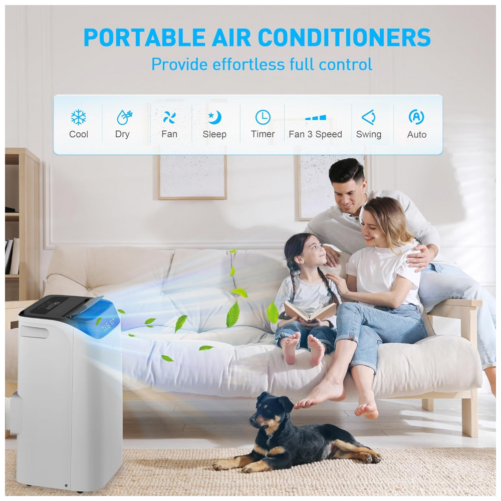 Ar Condicionado Portátil DOMANKI 14.000 BTU Refrigera até 65m² Unidade Portátil Eficiente com Controle Remoto e Kit de Instalação - Imagem 4