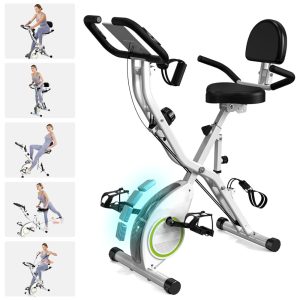 Bicicletas dobráveis ​​de bicicleta estacionária para casa. 5 em 1 bicicleta de treino interna. Bicicleta de ciclismo