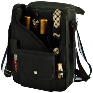 Piquenique no Bolsa Térmica Para Transporte de Vinhos até 3 Garrafas PICNIC AT ASCOT 535 L Preto