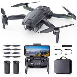 Drone com Câmera 4K UHD - F7MINI 60 Minutos de Voo Retorno Automático Siga-me e Voo de Ponto de Passagem Bwine Cinza