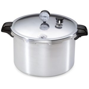 Panela de Pressão em Alumínio 151L com Manômetro de Pressão 110V 1000W Presto 01755 Prata