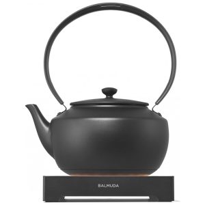 BALMUDA MoonKettle Chaleira Elétrica com Controle Preciso de Temperatura 900ml Luz Ambiente e Design Minimalista Preto