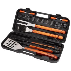 Conjunto de ferramentas de cabo de madeira 13 peças CUISINART CGS W13 Marrom Escuro