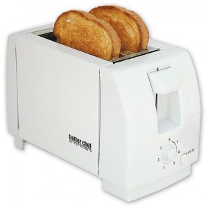 Torradeira de 2 Fatias com Controle de Tostagem 110V 750W Better Chef Branca