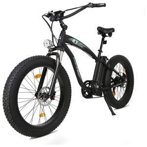 Bicicleta Elétrica Motorizada 7 Velocidades 750W ECOTRIC Preto