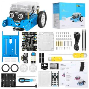 Kit de Projetos STEM Robótica e Codificação para Crianças de 8 a 12 Anos Makeblock Azul