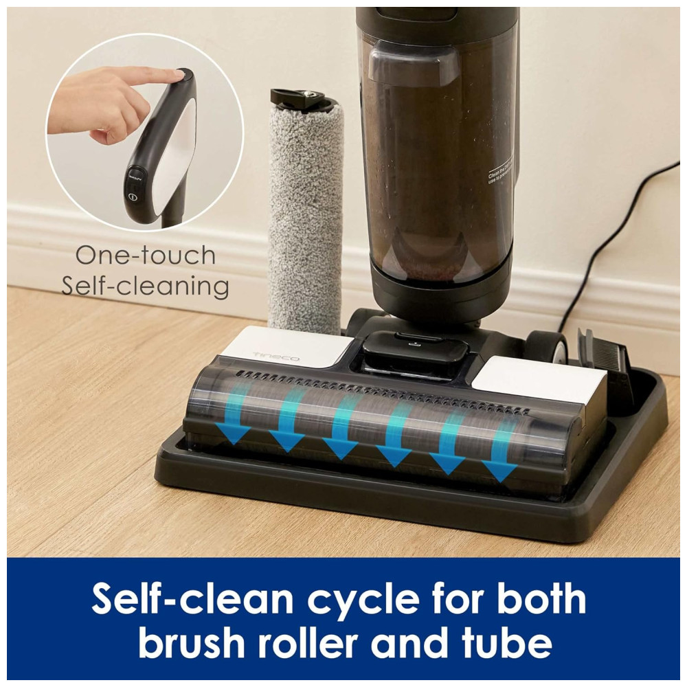 Aspirador de Pó Multifuncional sem Fio com Sistema de Controle Inteligente 110V Tineco Floor ONE S3 Cinza - Imagem 4