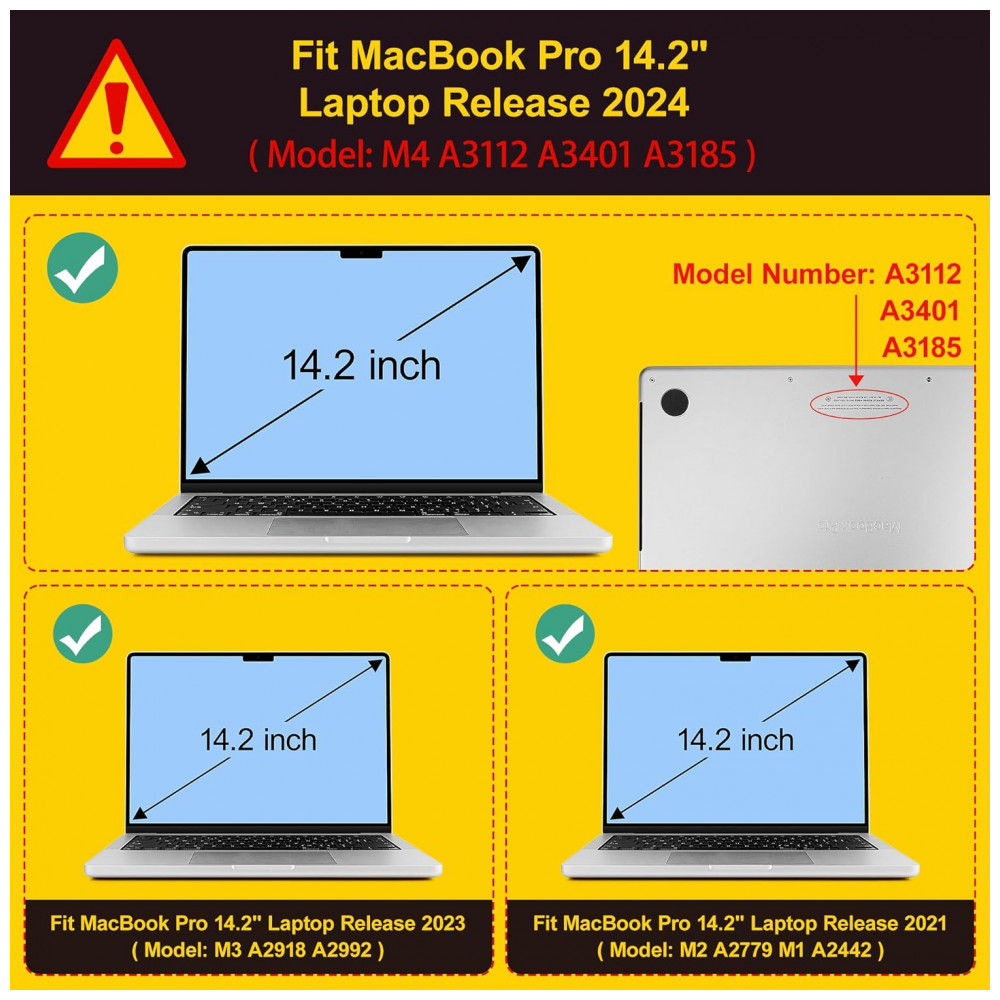 Capa Rígida Tuiklol MacBook Pro 14" Floral Branco – Modelos A3112 A3401 A3185 A2918 A2992 A2779 A2442 com Protetor e Teclado - Imagem 2