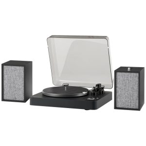 Vitrola Toca-Discos Automático com Bluetooth e Alto-Falantes Estéreo S200A C300A-BK Crosley Preto