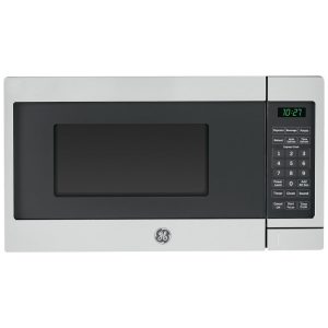 Micro Ondas de Bancada em Aço Inoxidável 19L com 6 Programas 110V 700W GE Prata