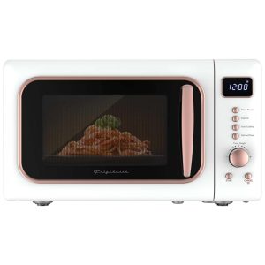Forno Micro-ondas Retrô Frigidaire Branco e Rose Gold 20 L 900W Bancada 110V
