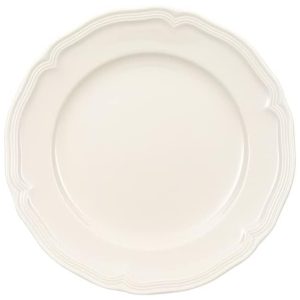 Prato para Aperitivo 21 cm Elegância e Praticidade em Sua Mesa com Formato Redondo e Material de Porcelana Villeroy Boch Branco