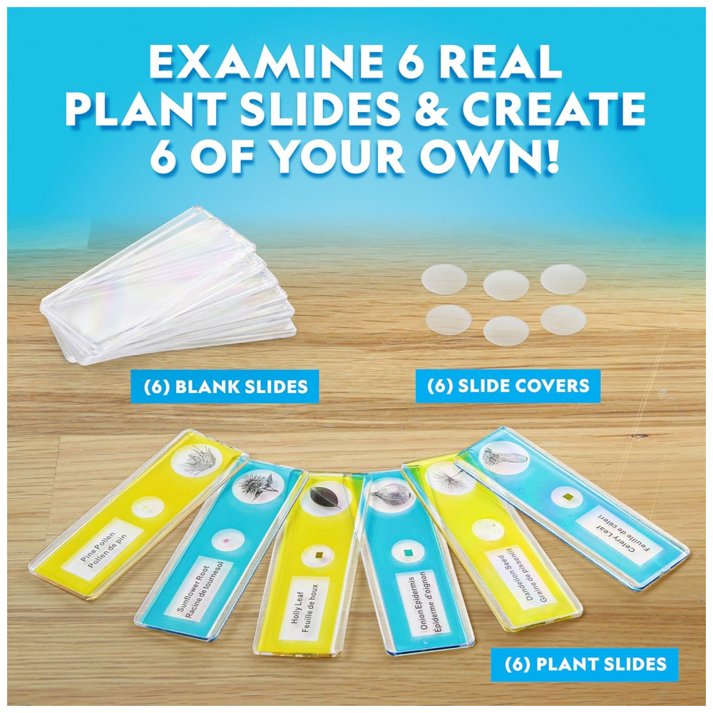 Microscópio Educativo para Crianças – Kit STEM com Aumento até 400×, Presente Criativo, National Geographic - Imagem 4