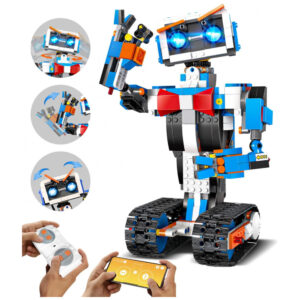 Brinquedo de Construção Aukfa STEM, Kits de Construção para Meninos de 8 a 12 Anos, Blocos de Controle Remoto por Aplicativo, Aprendizado de Ciências,