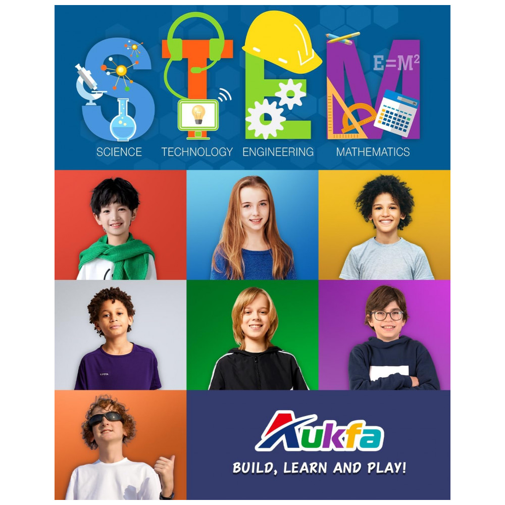 Brinquedo de Construção Aukfa STEM, Kits de Construção para Meninos de 8 a 12 Anos, Blocos de Controle Remoto por Aplicativo, Aprendizado de Ciências, - Imagem 7