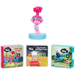 Coleção de Histórias para Máquina dos Sonhos Little Tikes 1 Personagem e 3 Historias DreamWorks Trolls