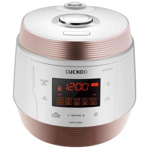 Panela Elétrica Multifuncional 8 em 1 Cozinha arroz fritura torradas vapor aquecedor iogurte sopa CUCKOO Rosa claro