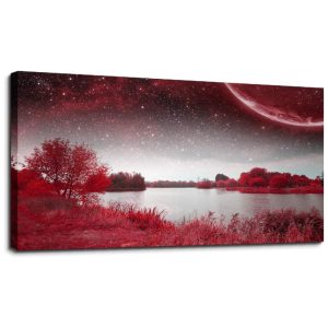 Quadro Decorativo o Céu x MHARTK66 MH103 50100 Vermelho