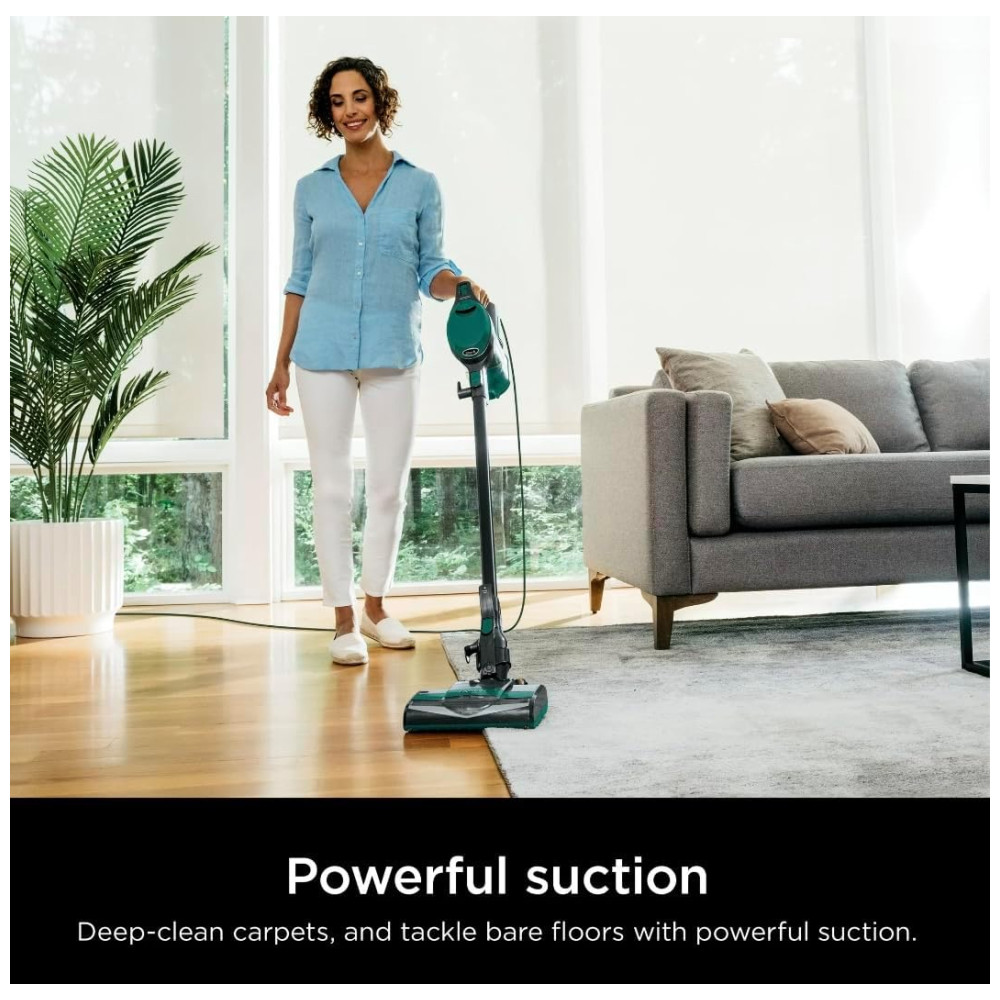Aspirador de Pó Vertical com Fio Shark Rocket UltraLight Weight Verde - Leve Poderoso e Versátil - Imagem 2