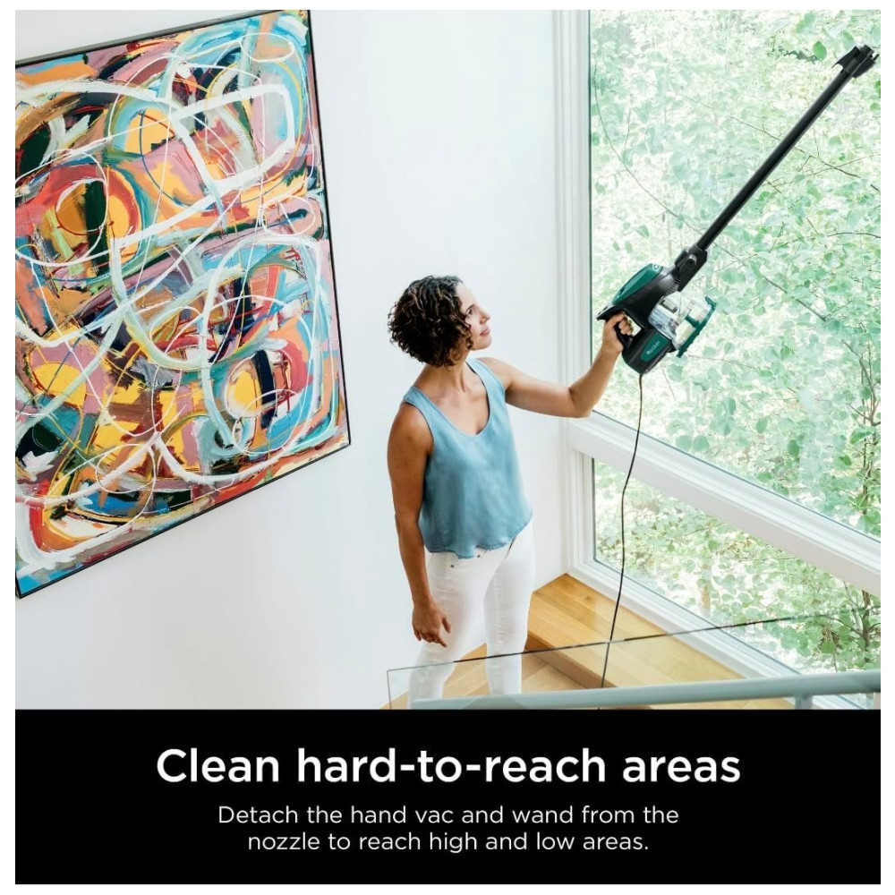 Aspirador de Pó Vertical com Fio Shark Rocket UltraLight Weight Verde - Leve Poderoso e Versátil - Imagem 4