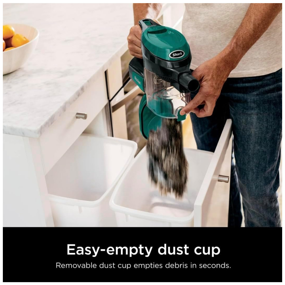 Aspirador de Pó Vertical com Fio Shark Rocket UltraLight Weight Verde - Leve Poderoso e Versátil - Imagem 6