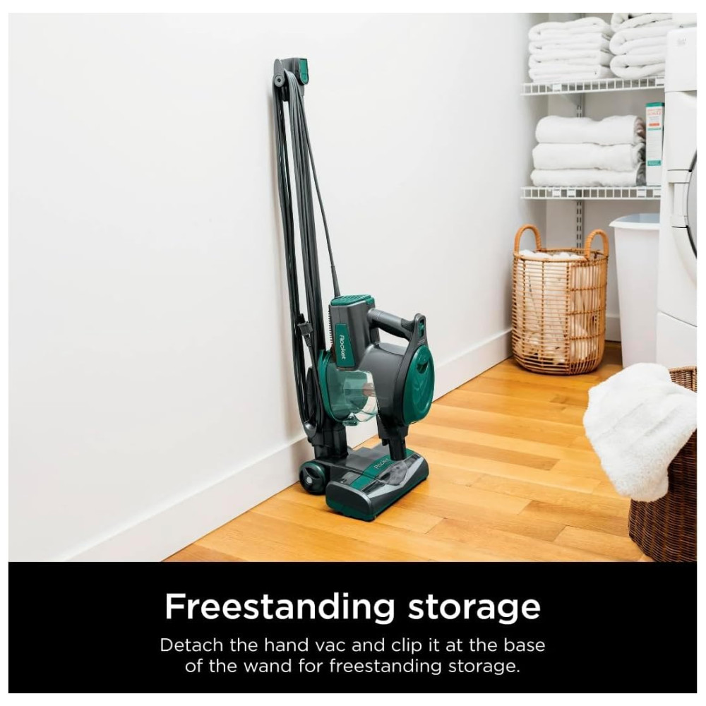 Aspirador de Pó Vertical com Fio Shark Rocket UltraLight Weight Verde - Leve Poderoso e Versátil - Imagem 7