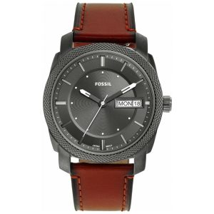 Relógio Masculino Analógico de Quartzo com Pulseira de Couro Diesel Marrom