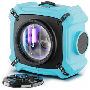 Purificador de Ar HEPA Max 870 com Filtragem de 3 Estágios e Tecnologia para Restaurar a Qualidade do Ar Alorair Azul