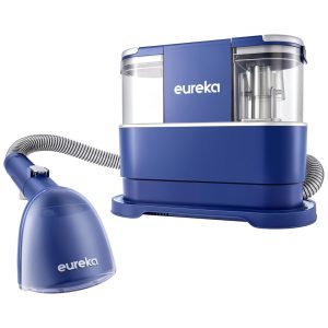Extratora e Higienizadora Portátil de Carpetes e Estofados Remove Manchas e Odores 110V Eureka Azul