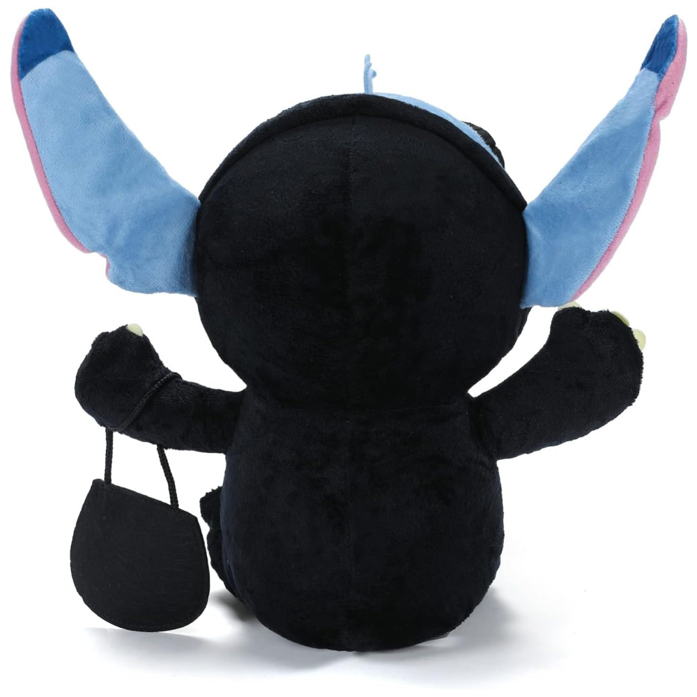 Pelúcia Lilo Stitch 17 cm de Altura com Fantasia de Halloween para Crianças PLURA Preto e Azul - Imagem 9