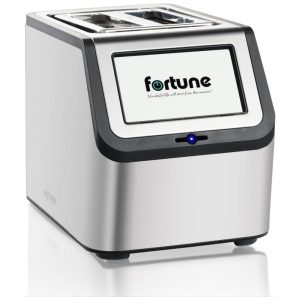 Torradeira Elétrica 2 Fatias em Aço Inoxidável com Painel Digital Touchscreen e Configurações Automáticas 110V 1400W KETIAN Prata