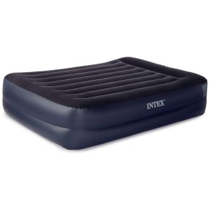 Cama Colchão Inflável Cama Queen com Bomba de Ar Interna INTEX 64123EP Preto