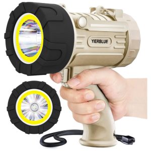 YIERBLUE Holofote Recarregável Combo de Refletor 1500 Lúmens LED à Prova d'Água IP67 Luz de Destaque Spot COB Resistente a Impactos Holofote Portá