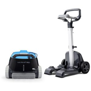 Robô Aspirador para Piscinas Dolphin Nautilus CC Pro Wi-Fi Preto Escovação Ativa Navegação Inteligente Cesto Filtro Top-Load Modelo 2025﻿