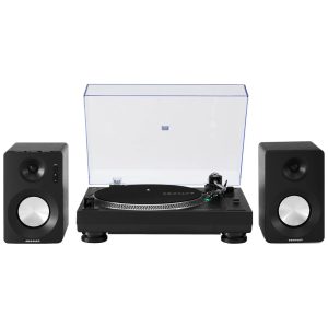 Vitrola Toca-Discos com Bluetooth e Alto-Falantes KT100BT-BK Crosley Preto