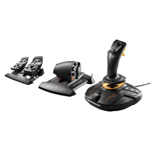 T.16000M FCS FLIGHT Joystick manete de potência e pedais de leme de direção para PC THRUSTMASTER 2960782 Preto
