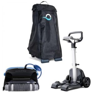 Aspirador Robótico para Piscina Dolphin Nautilus CC Plus Wi-Fi Preto Limpeza Automática com Controle via App Para Piscinas Até 15 m Voltagem AC/DC