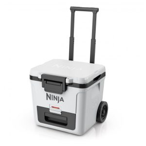 Caixa Térmica com Rodas Ninja FrostVault 28 L Branco Gaveta Dry Zone Isolada
