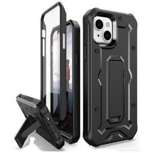 Capa para Iphone 13 e 14 de Alta Resistencia Nível Militar CaseBorne Preta