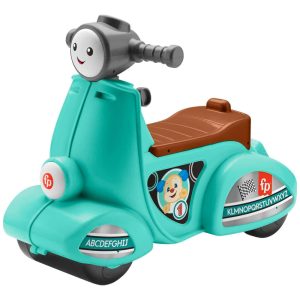 Moto Inteligente e Interativa com Luzes e Músicas para Bebês de 1 Ano ou Mais Fisher-Price Azul