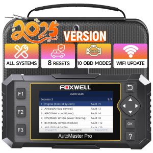 Scanner Automotivo com Diagnóstico Obd2 12V FOXWELL NT624 Elite Preto