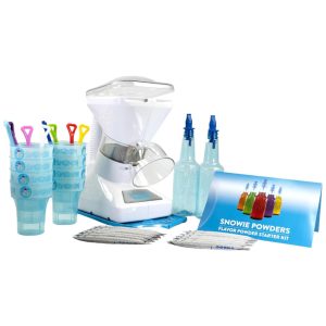 Snowie Máquina de Raspadinha com Xaropes e Cones110V Branca