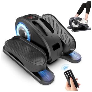 Leasbar Mini Bike Ergométrica Elétrica para Treino em Casa Ideal para Idosos com Nível de Resistência Ajustável