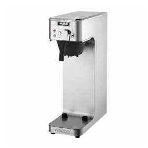 Máquina para Café Coado Comercial em Aço Inoxidável 113L com Torneira de Água Quente Encanado Plugue de 5 a 15 Fases 110V 1660W Waring WCM50 Prata